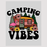 Floral Camper Ready to Press DTF Transfer